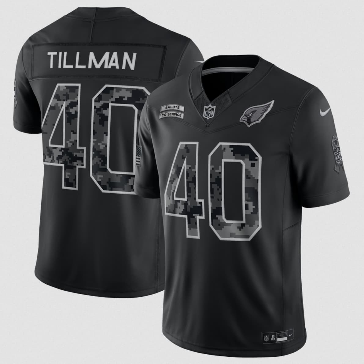Arizona Cardinals #40 Pat Tillman Black 2026 F.U.S.E. Salute to Service Limited Football Stitched Jersey
