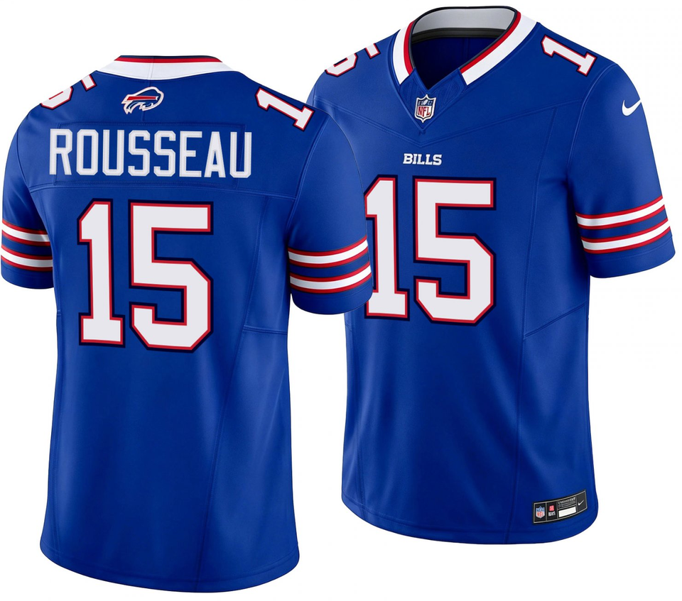 Buffalo Bills #15 Gregory Rousseau Royal 2026 F.U.S.E.Vapor Untouchable Limited Football Stitched Jersey