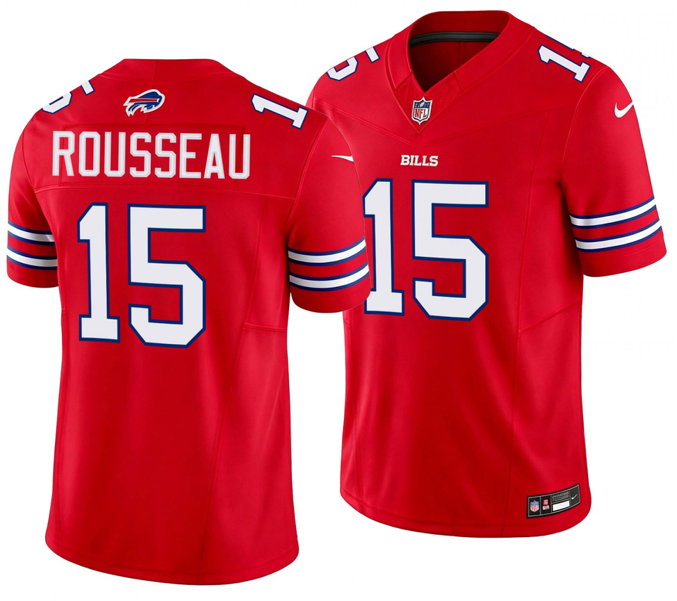 Buffalo Bills #15 Gregory Rousseau Red 2026 F.U.S.E.Vapor Untouchable Limited Football Stitched Jersey