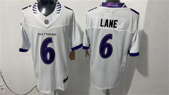 Baltimore Ravens #6 Ja'Kobi Lane White 2026 F.U.S.E. Vapor Stitched Limited Football Stitched Jersey Baltimore Ravens #6 Ja'Kobi Lane White 2026 F.U.S.E. Vapor Stitched Limited Football Stitched Jersey