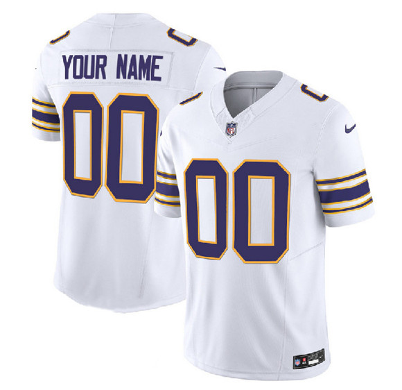Minnesota Vikings Active Player Custom White F.U.S.E. Limited Football Stitched Jersey Minnesota Vikings Active Player Custom White F.U.S.E. Limited Football Stitched Jersey