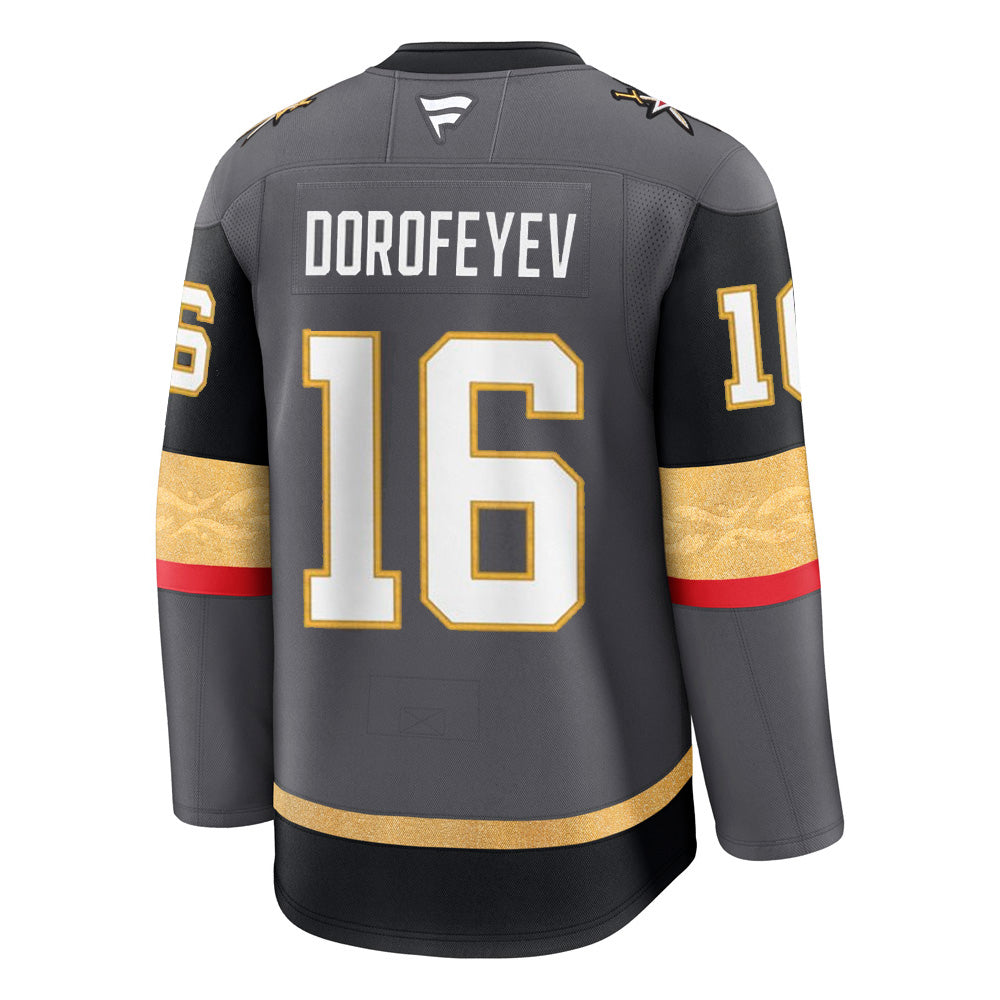 Vegas Golden Knights #16 Pavel Dorofeyev Gray Authentic Jersey