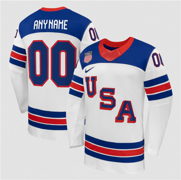 USA Active Player Custom White 2026 Stitched Jersey