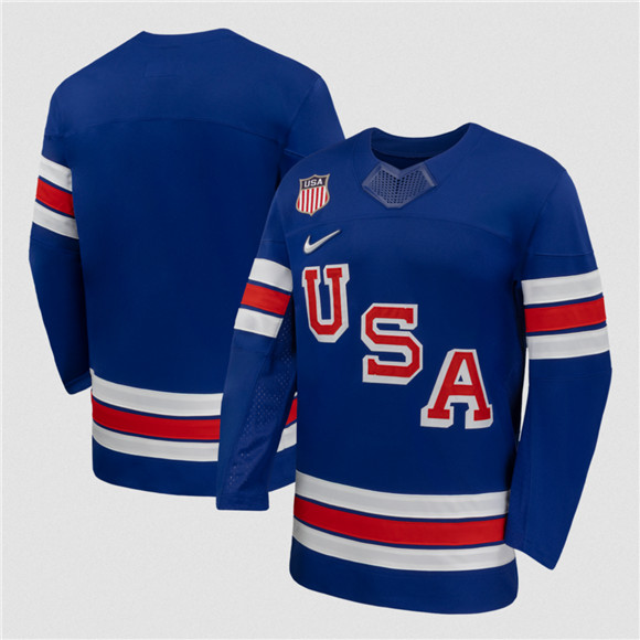 USA Blank Royal 2026 Stitched Jersey USA Blank Royal 2026 Stitched Jersey