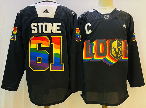Vegas Golden Knights #61 Mark Stone Black 2024-25 Stitched Hockey Jersey