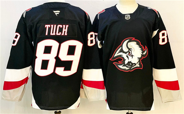 Buffalo Sabres #89 Alex Tuch Black 2024-25 Alternate Stitched Hockey Jersey