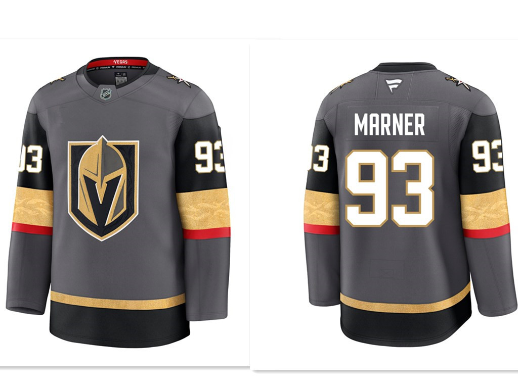 Vegas Golden Knights #93 Mitchell Marner Gray 2024-25 Alternate Stitched Hockey Jersey