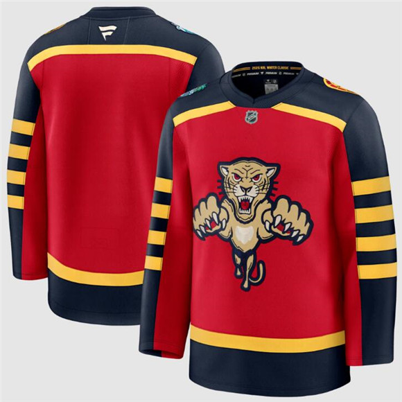 Florida Panthers Blank Red 2026 Winter Classic Stitched Hockey Jersey