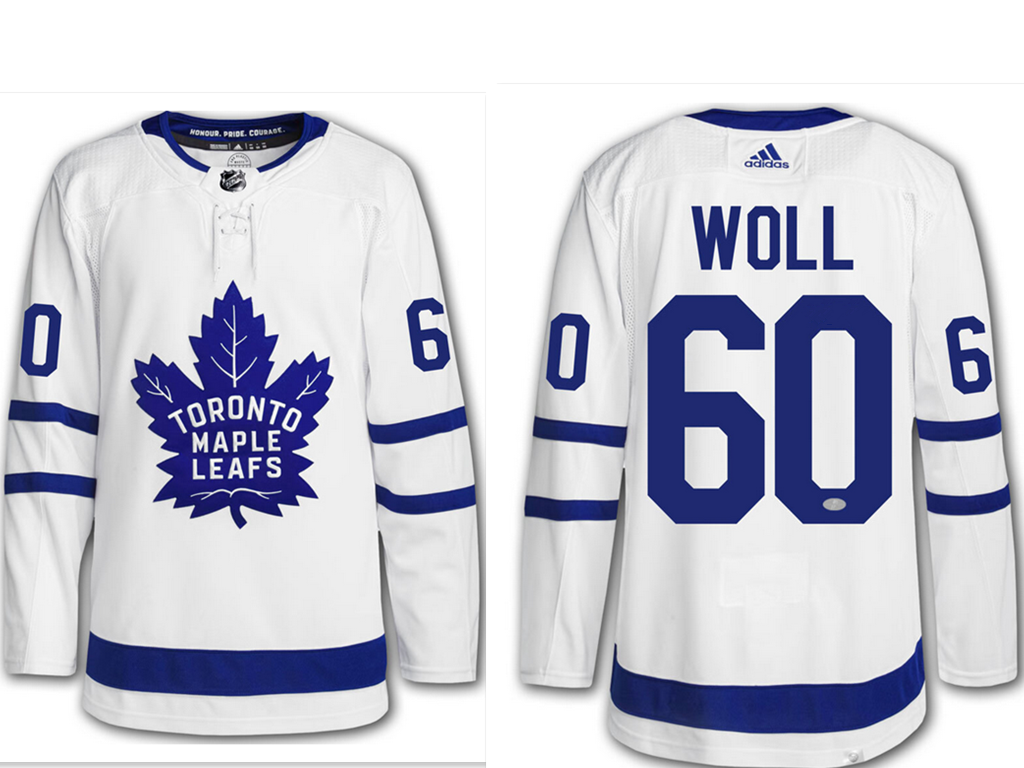 Toronto Maple Leafs #60 Joseph Woll White Adidas Stitched NHL Jersey