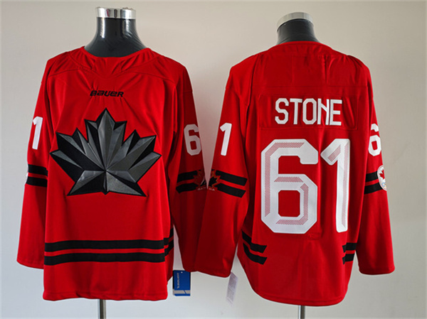 Canada Hockey #61 Mark Stone Red Stitched Jersey