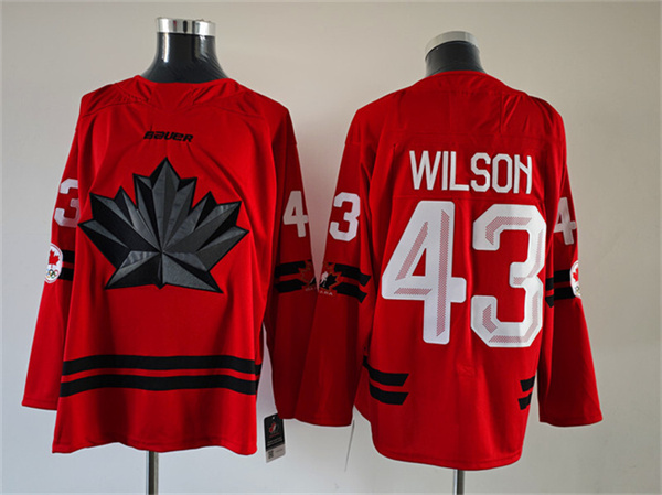 Canada Hockey #43 Tom Wilson Red Stitched Jersey