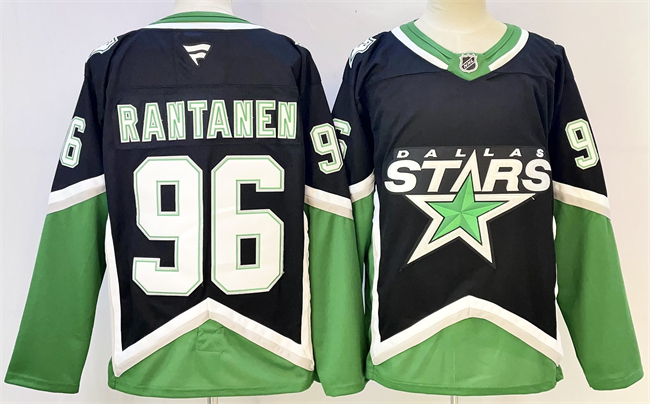 Dallas Stars #96 Mikko Rantanen Black 2025-26 Alternate Stitched Hockey Jersey
