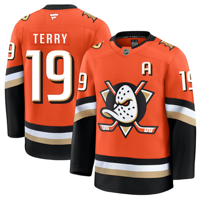 Anaheim Ducks #19 Troy Terry Orange 2026 Home Stitched Hockey Jersey Anaheim Ducks #19 Troy Terry Orange 2026 Home Stitched Hockey Jersey