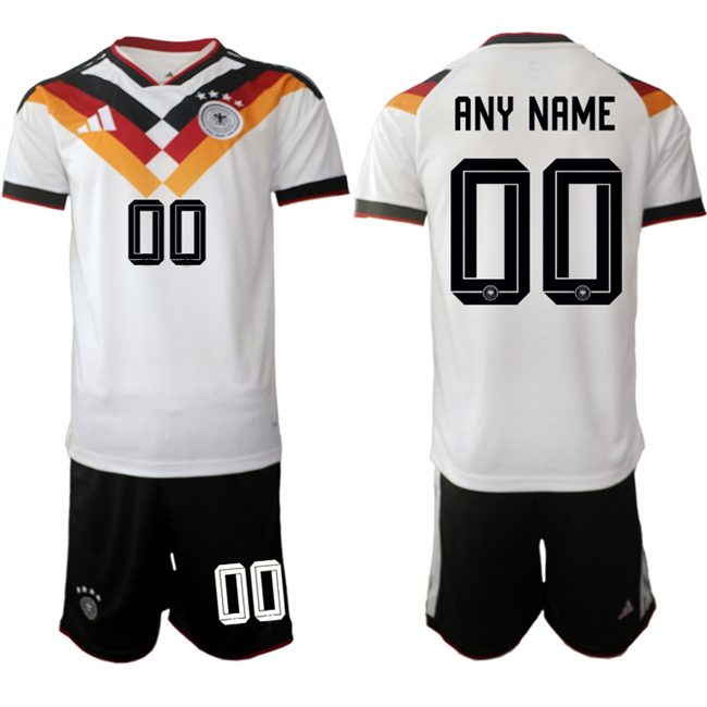 Germany Custom White 2025-26 Home Soccer Jersey Suit