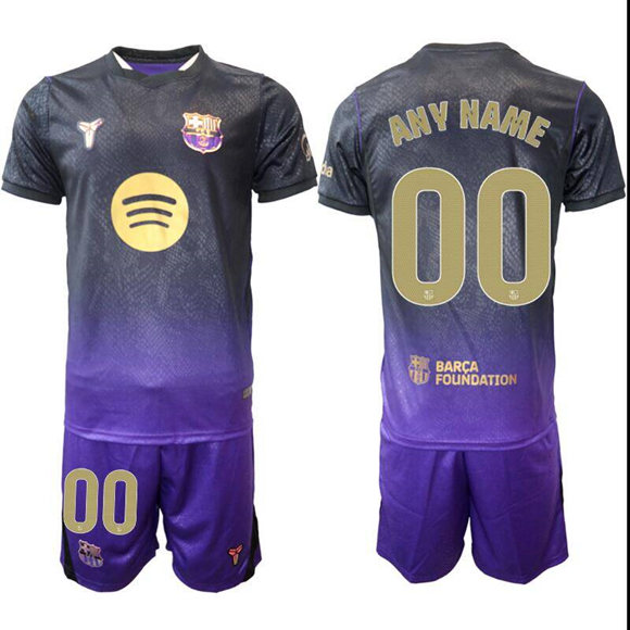 Barcelona Custom Purple 2027 Away Soccer Jersey