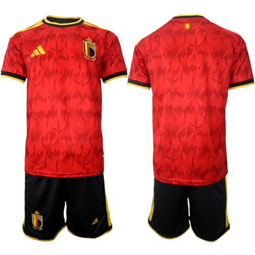 Belgium Blank National Team FIFA x World Cup 2026 Home Red On Field Jersey Belgium Blank National Team FIFA x World Cup 2026 Home Red On Field Jersey