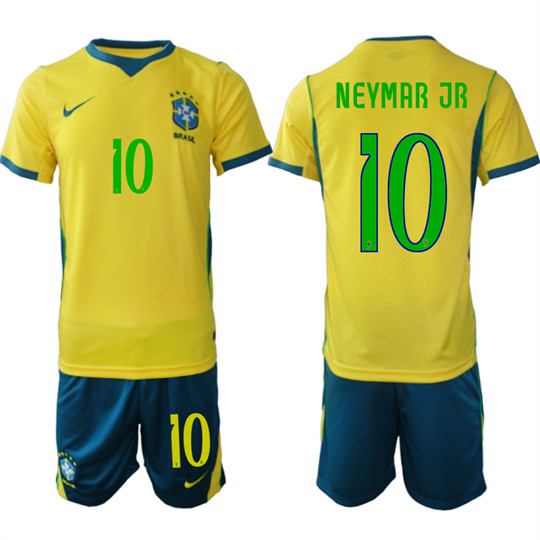 Brazil #10 NEYMAR JR National Team FIFA x World Cup 2026 Home On Field Jersey Brazil #10 NEYMAR JR National Team FIFA x World Cup 2026 Home On Field Jersey
