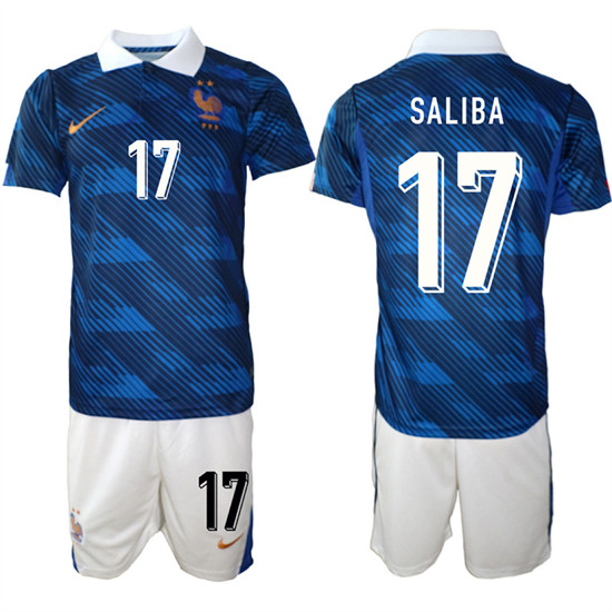 France #17 SALIBA National Team FIFA x World Cup 2026 Home On Field Jersey France #17 SALIBA National Team FIFA x World Cup 2026 Home On Field Jersey