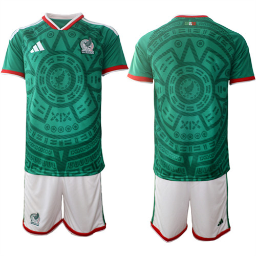 Mexico Blank National Team FIFA x World Cup 2026 Home Green On Field Jersey