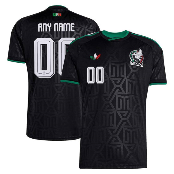 Mexico Custom Black 2026 Soccer Jersey Suit