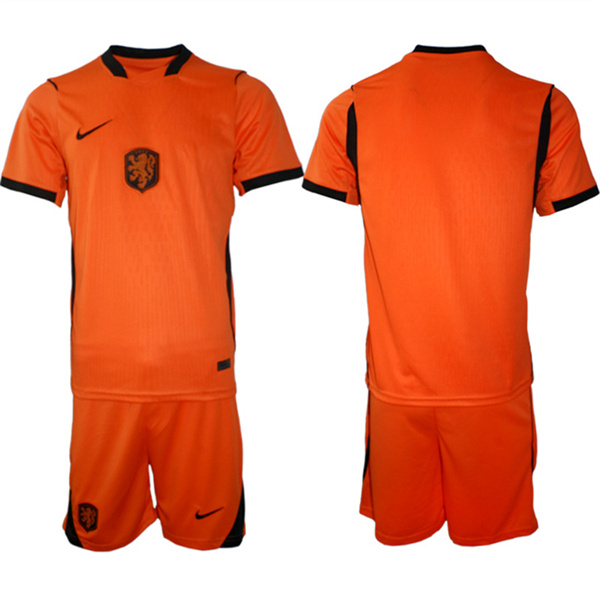 Netherlands Custom Orange 2026 Away Soccer Jersey Suit
